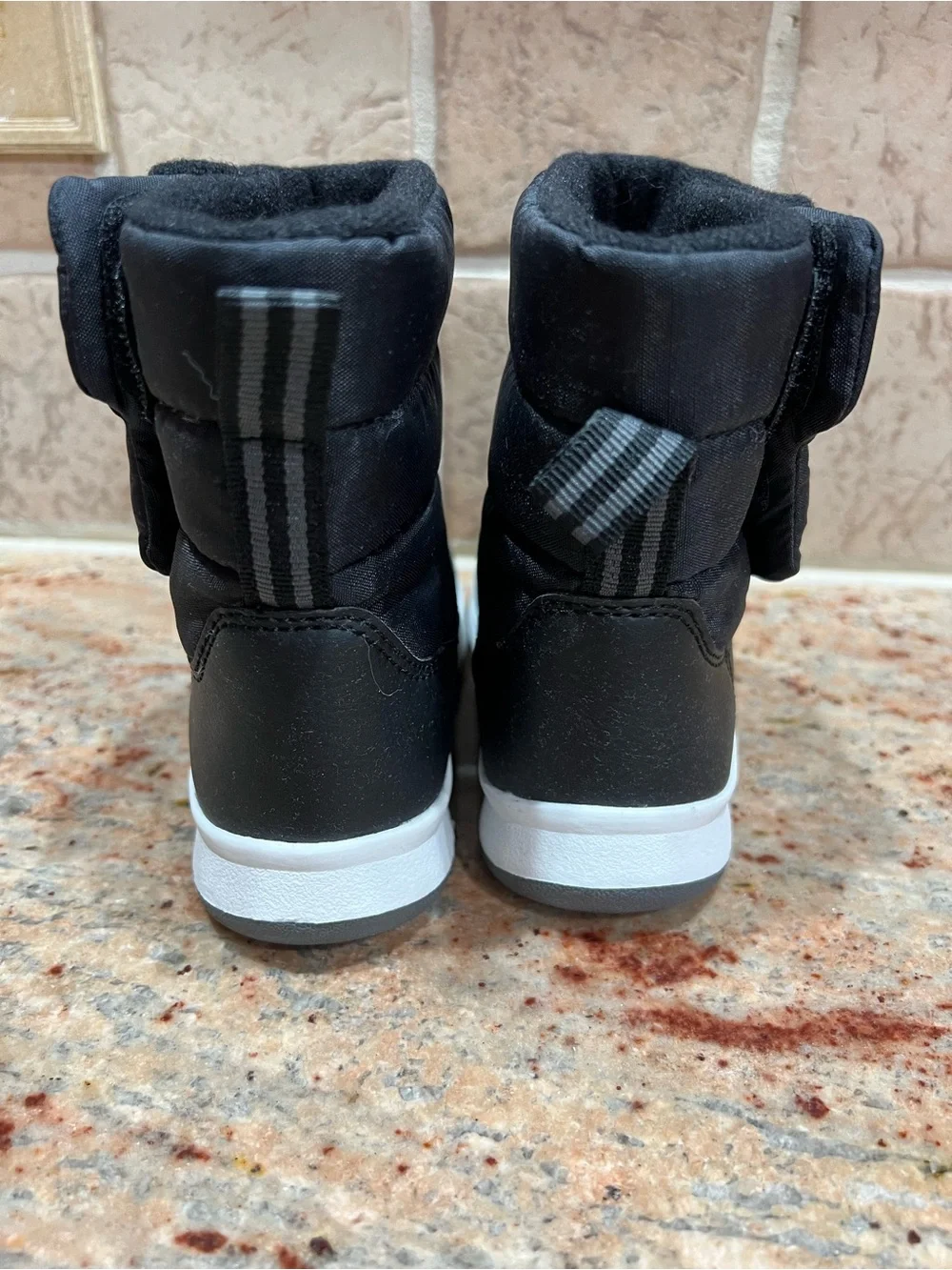 Kids Black Winter Boot - Insulated Snow Shoe